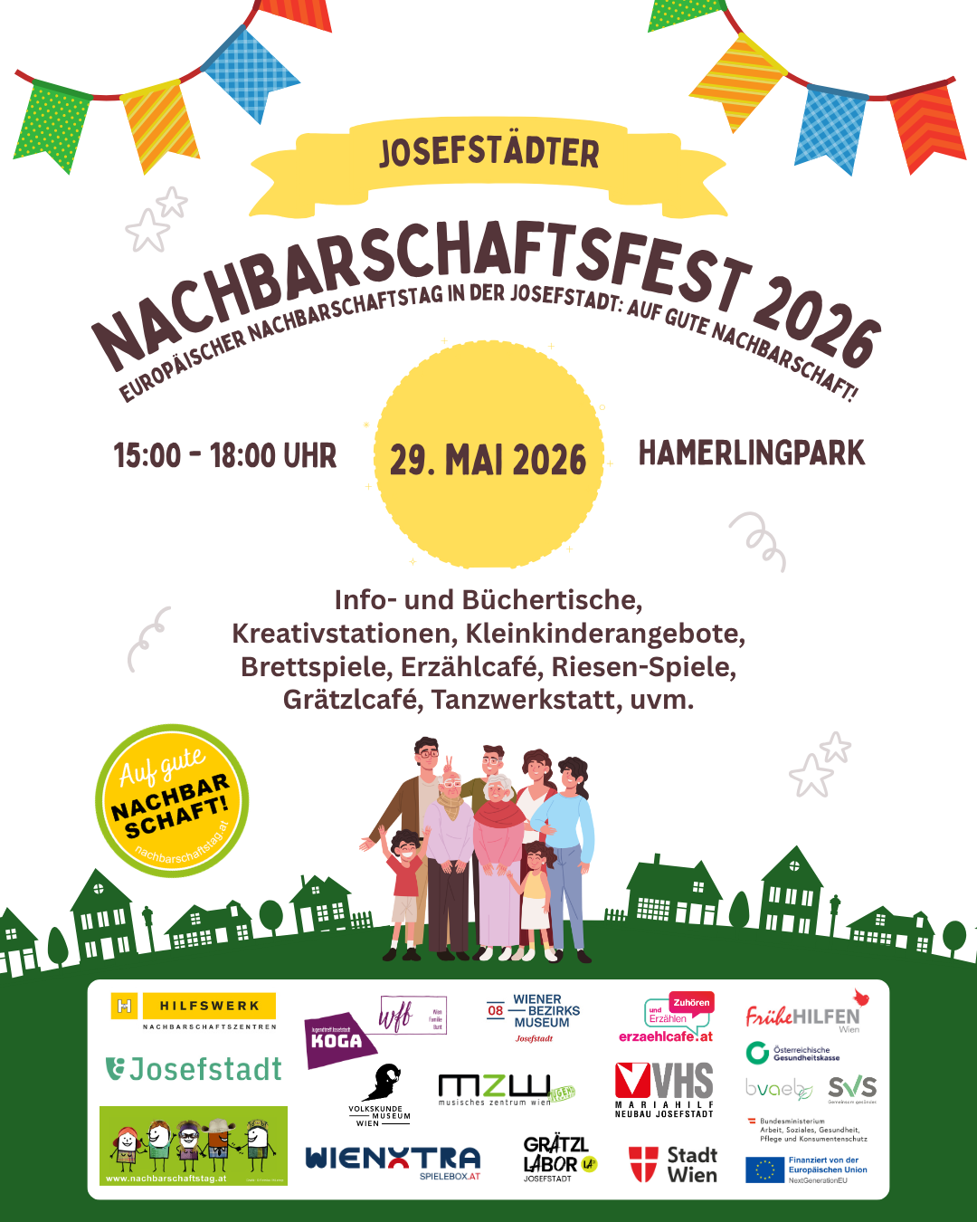 NACHBARSCHAFTSTAG 2026 Flyer Nachbarschaftsfest